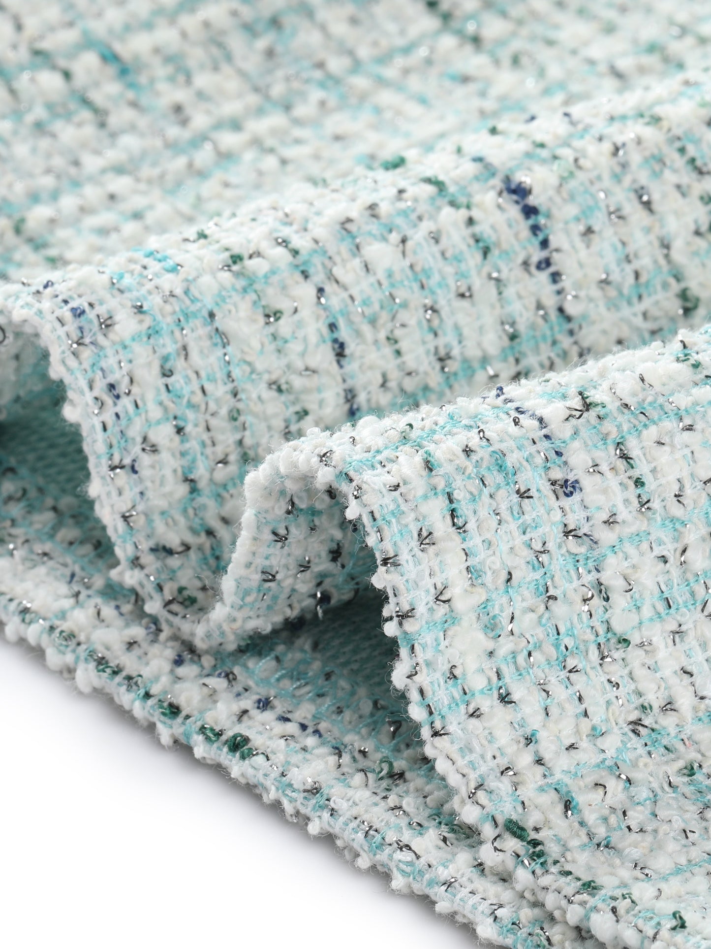 Women's Office Work Tweed High Waist Split Bodycon Plaid Pencil Skirts