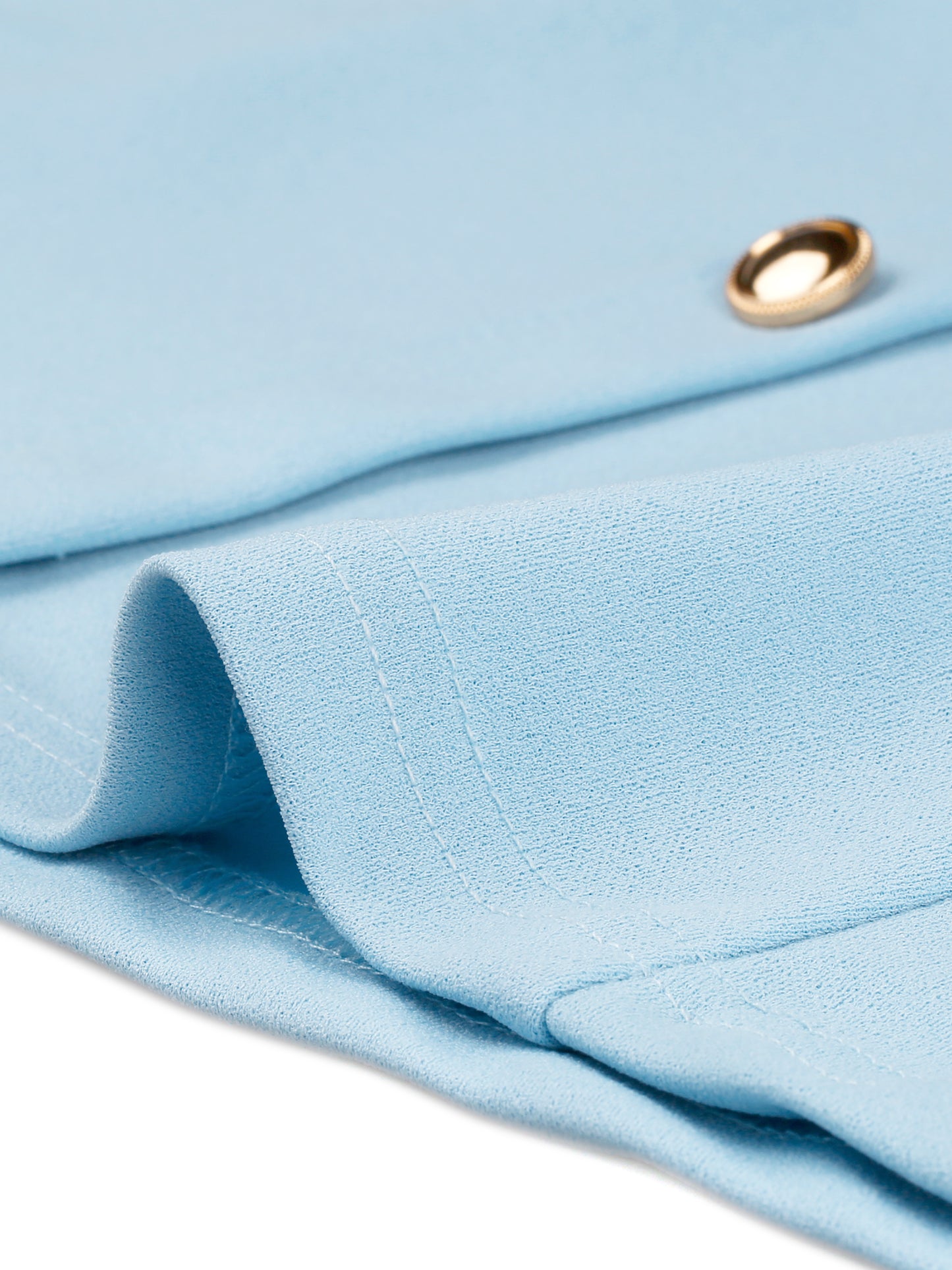 Falda formal de trabajo con botones delanteros y corte A hasta la rodilla para mujer