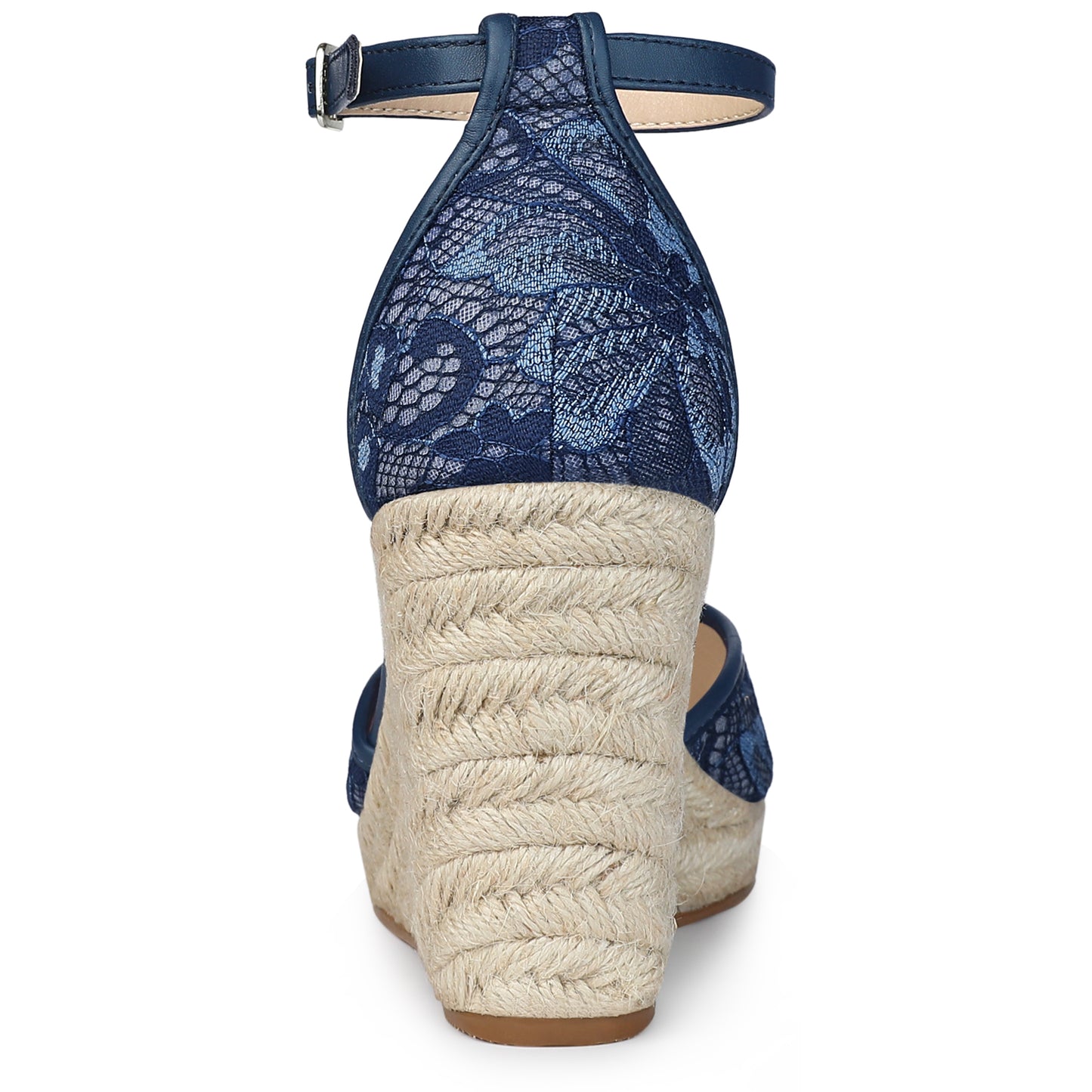 Women's Espadrille Platform Heels Lace Wedge Heel Sandals
