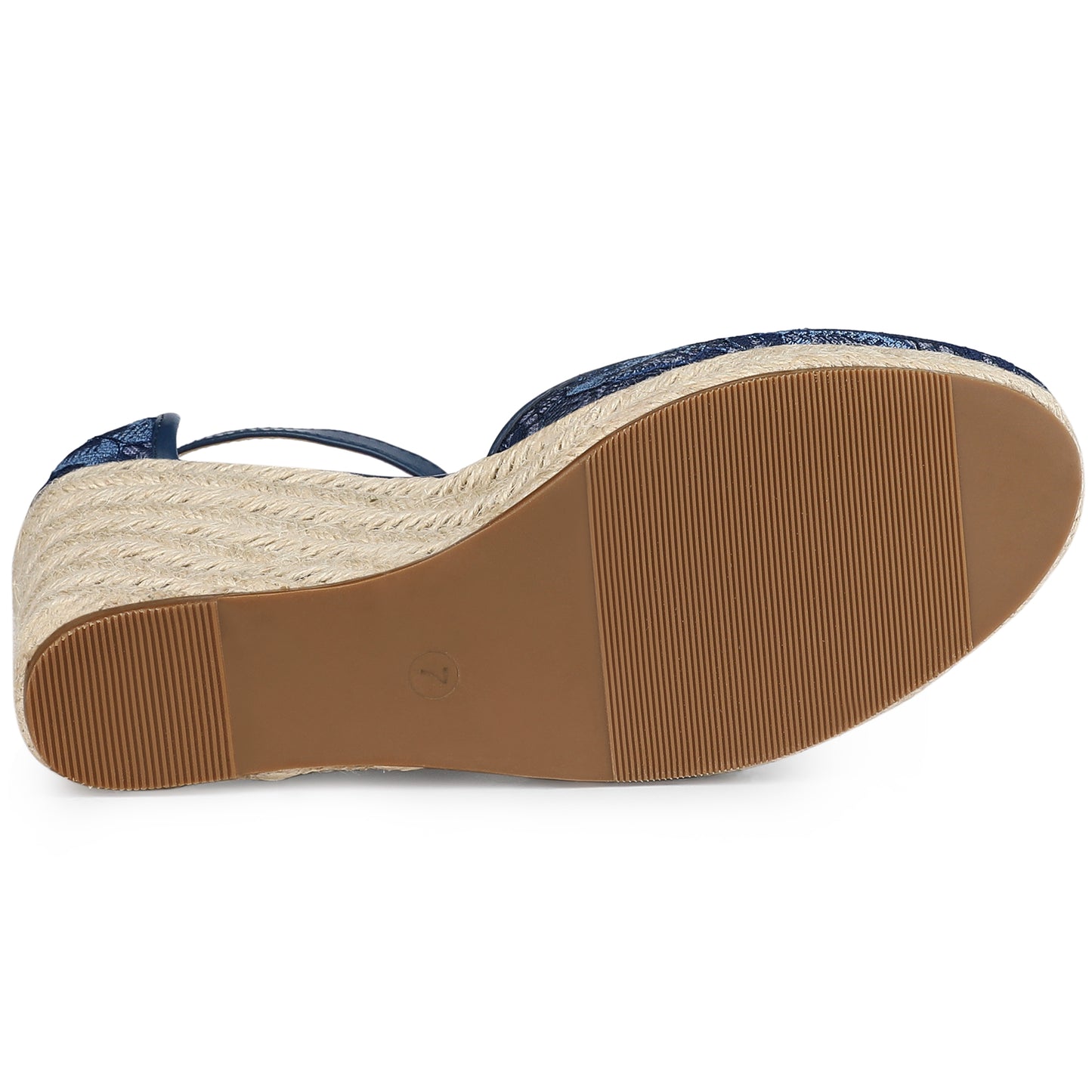 Women's Espadrille Platform Heels Lace Wedge Heel Sandals