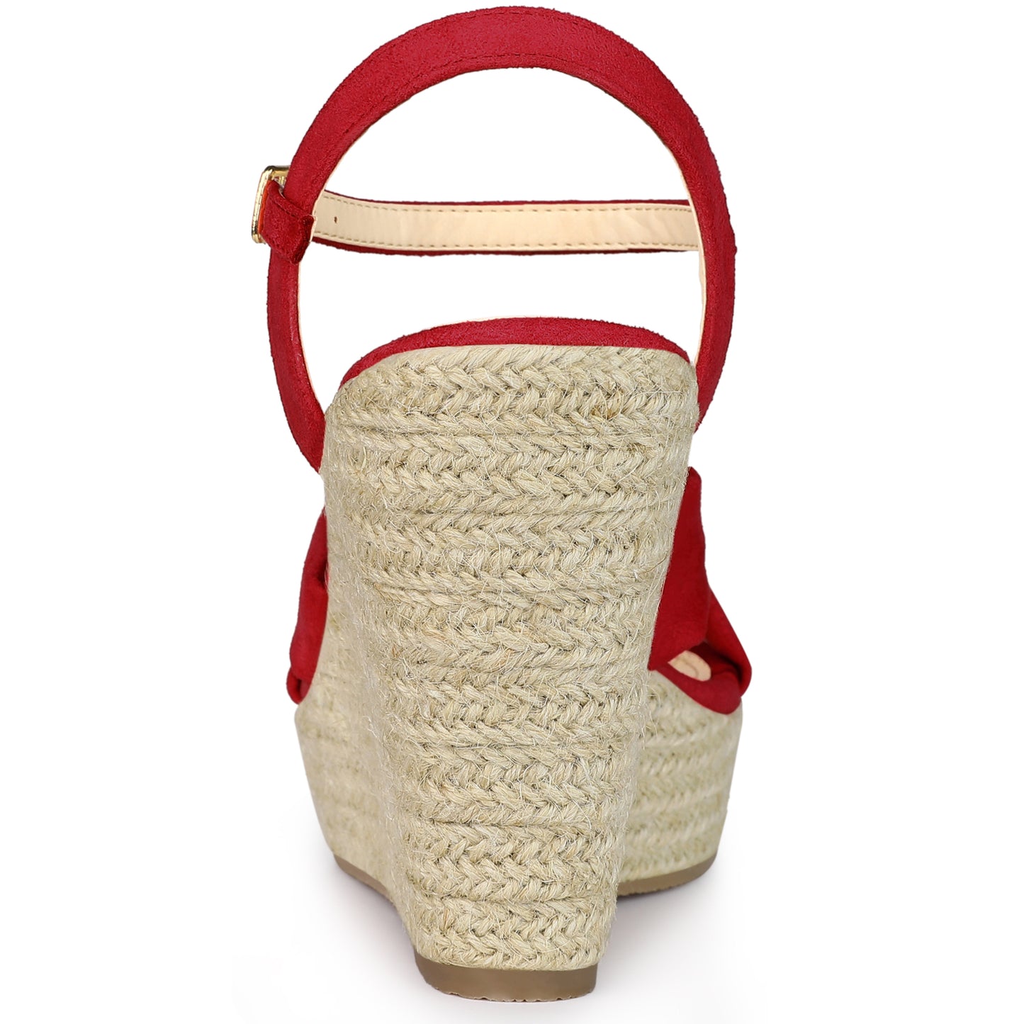 Sandalias de plataforma con tacón de cuña y alpargatas para mujer