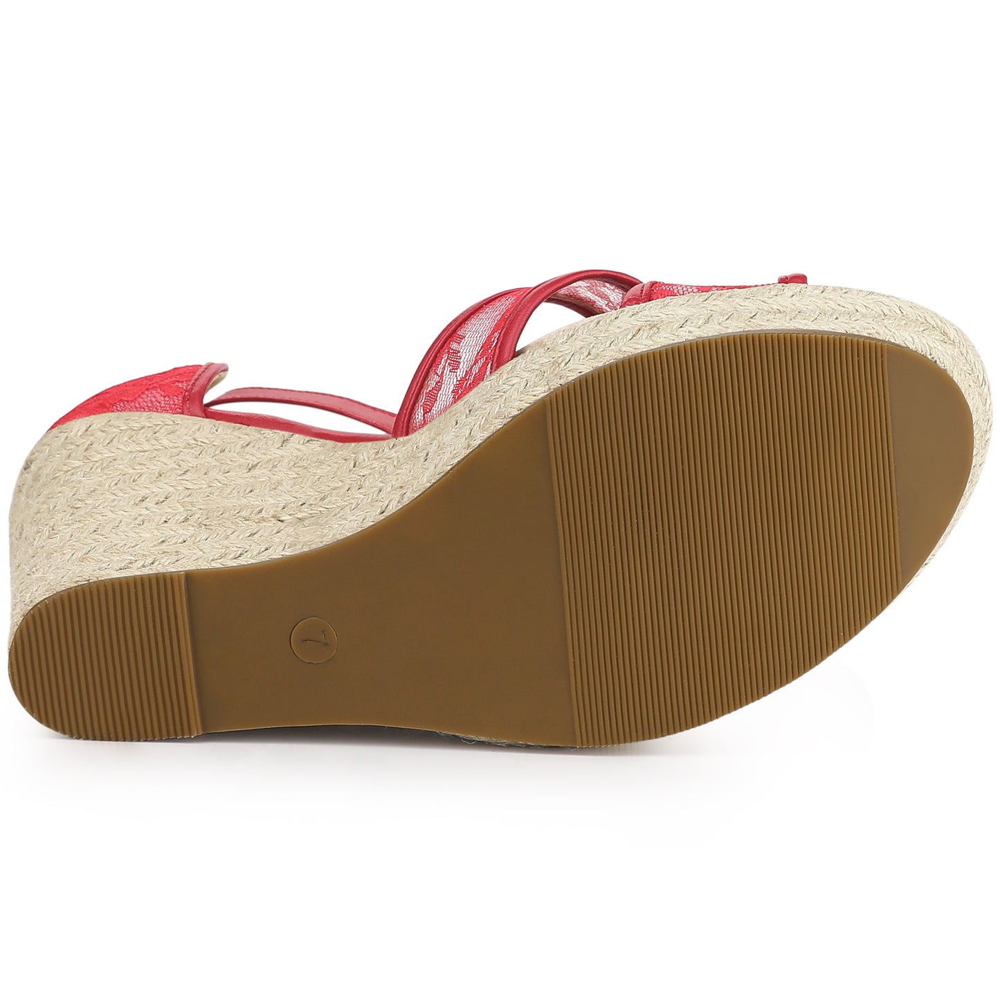 Women's Ankle Strap Espadrille Wedge Heel Sandals