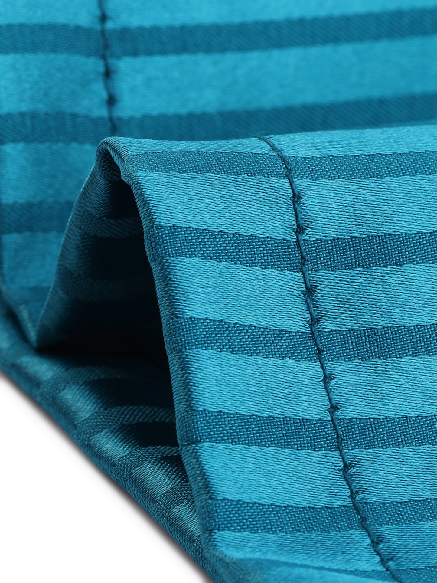 cheibear Pajama Loungewear Short Sleeves Button Down Satin Pj Sets Blue Stripe