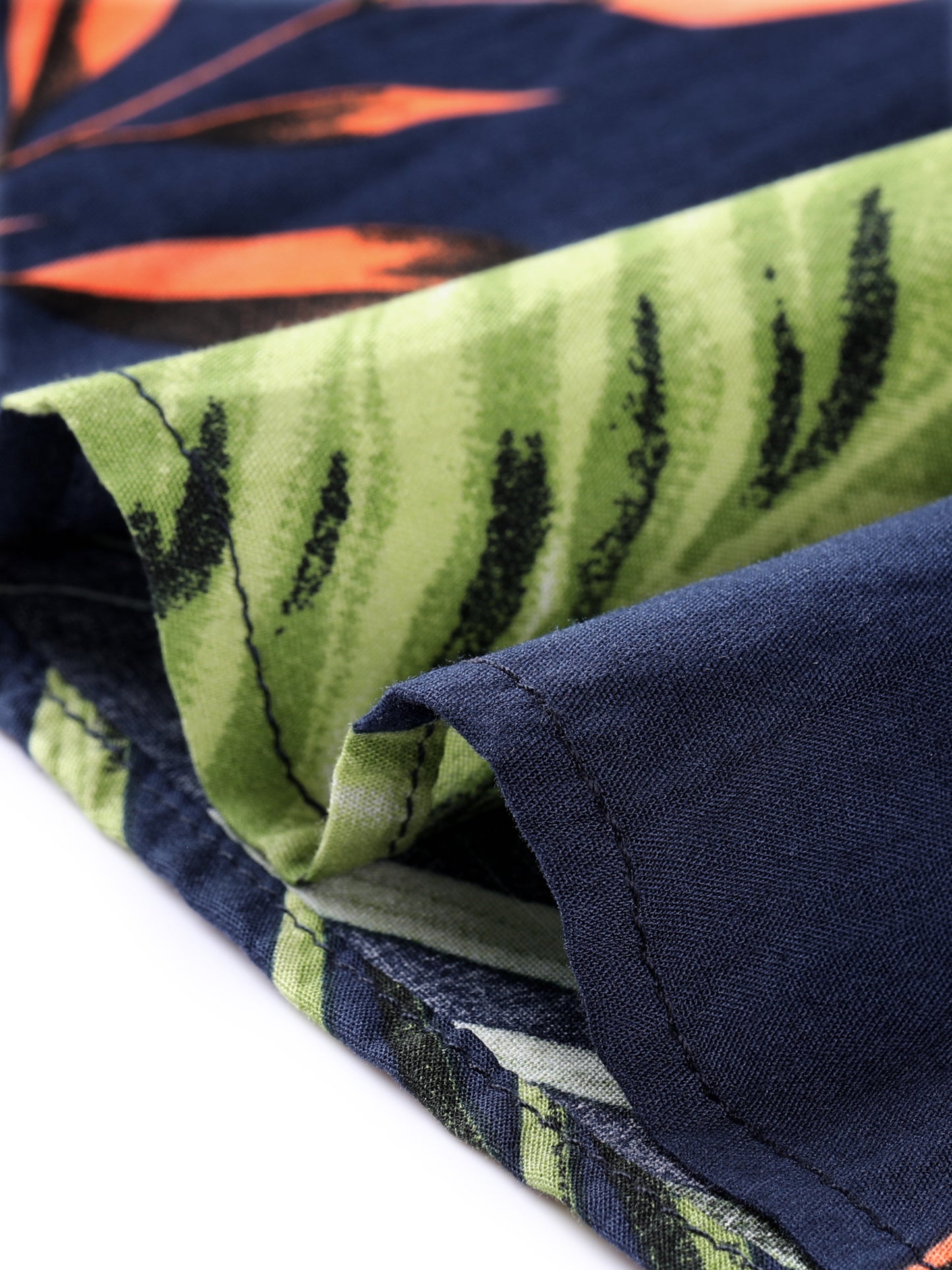 Women's Summer Beach Ruched Split Thigh Tropical Skirt