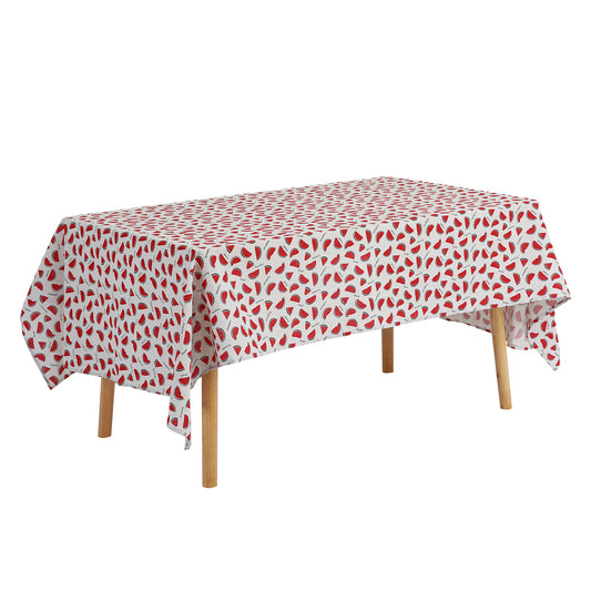 Rectangle Tablecloth, Wrinkle-Resistant Washable Polyester Table Cover