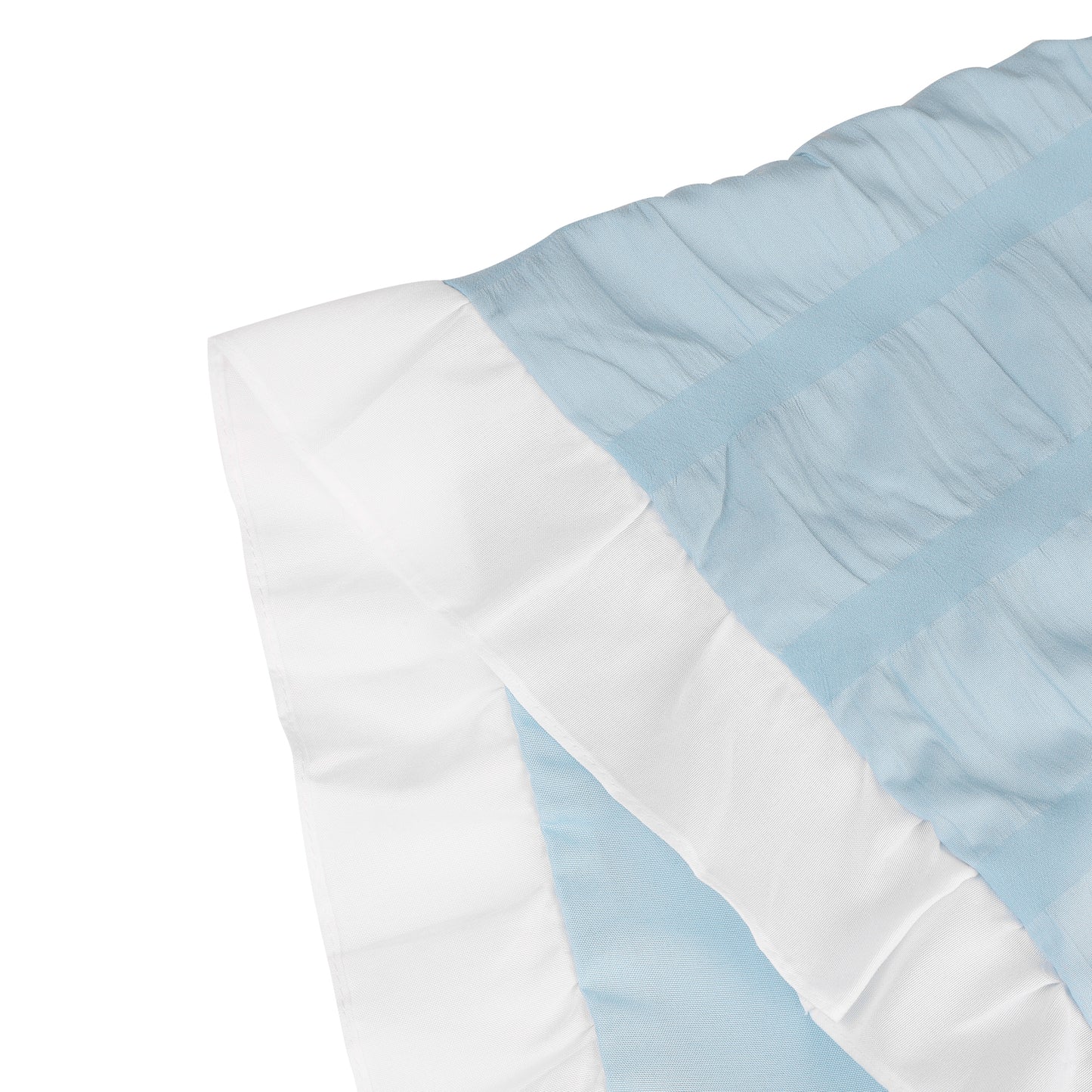 Ruffled Pillow Cases Queen Size Set of 2, Cooling Pillow Covers with Envelope Closure