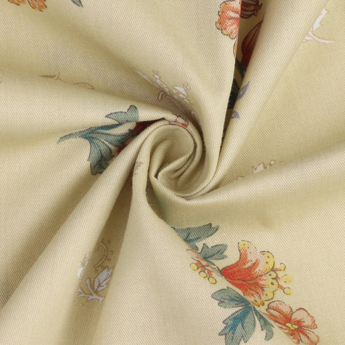 Cotton Pillowcases Set of 2 with Vintage Floral Envelope Closure Pillow Shams