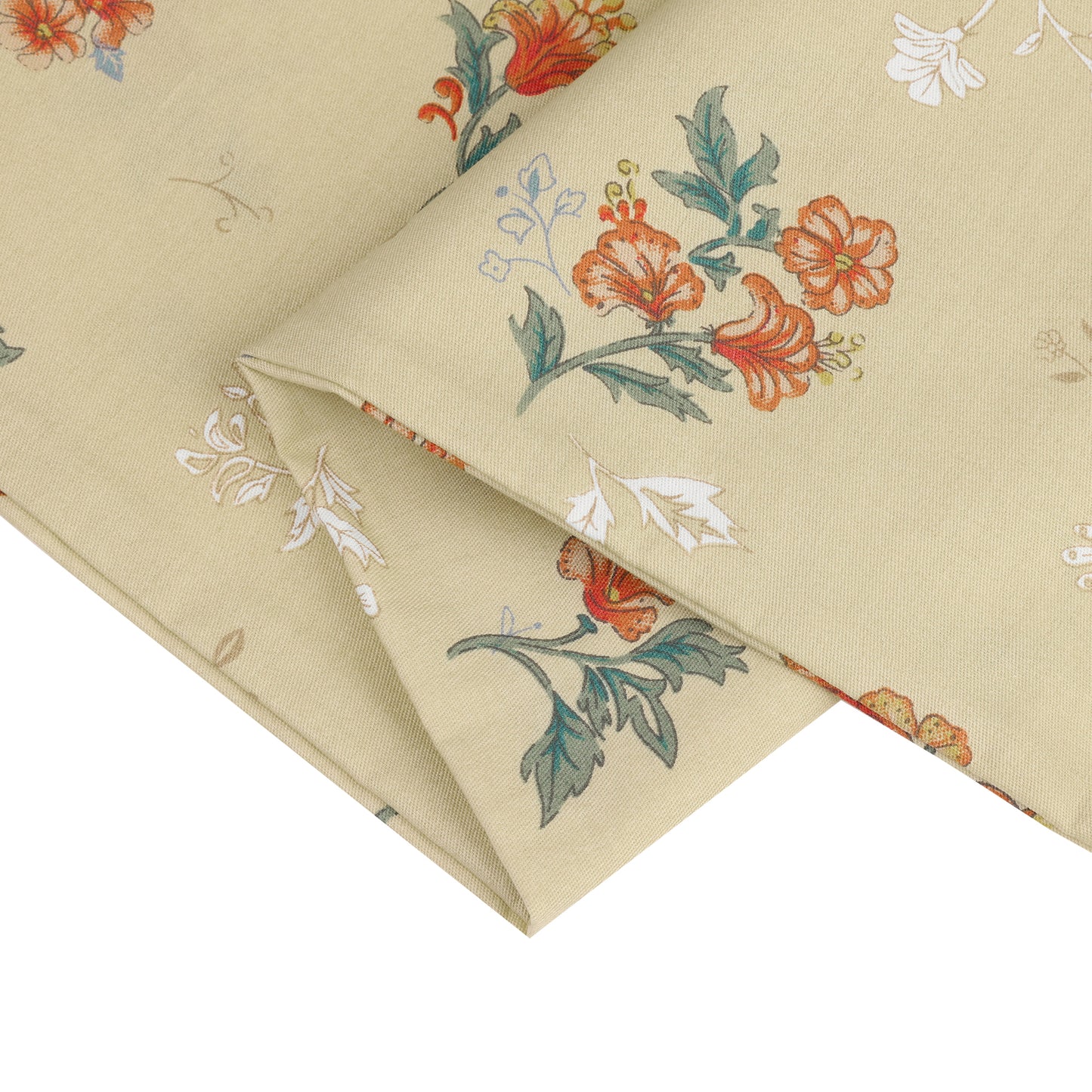 Cotton Pillowcases Set of 2 with Vintage Floral Envelope Closure Pillow Shams