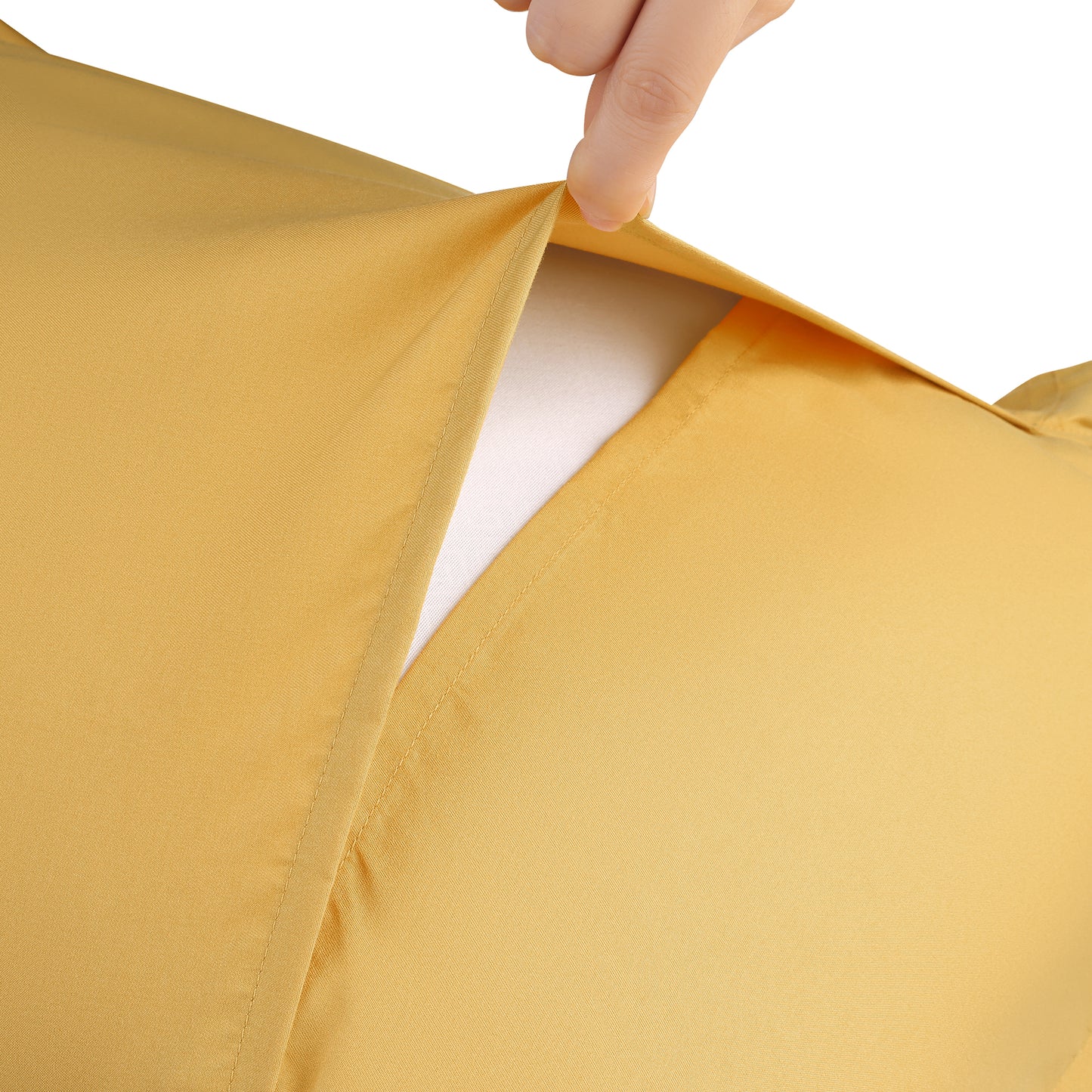 Polyester Pillow Cases Set of 2 with Envelope Closure, Room Decor Hair Care Pillow Shams