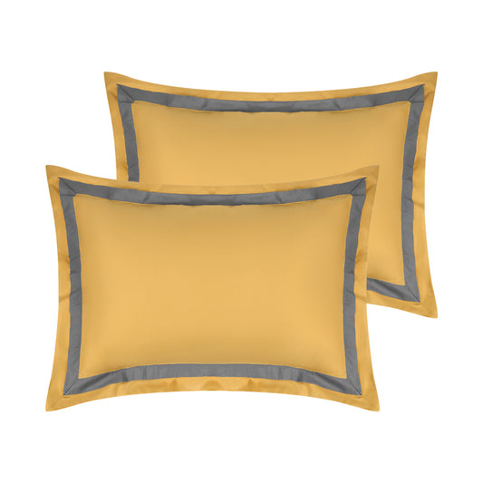 Polyester Pillow Cases Set of 2 with Envelope Closure, Room Decor Hair Care Pillow Shams