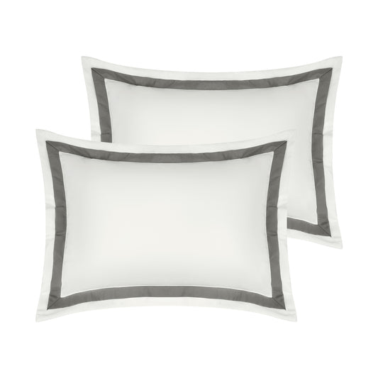 Polyester Pillow Cases Set of 2 with Envelope Closure, Room Decor Hair Care Pillow Shams