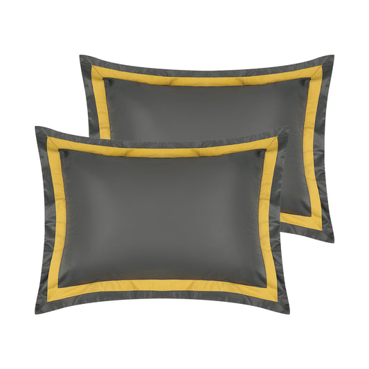 Polyester Pillow Cases Set of 2 with Envelope Closure, Room Decor Hair Care Pillow Shams