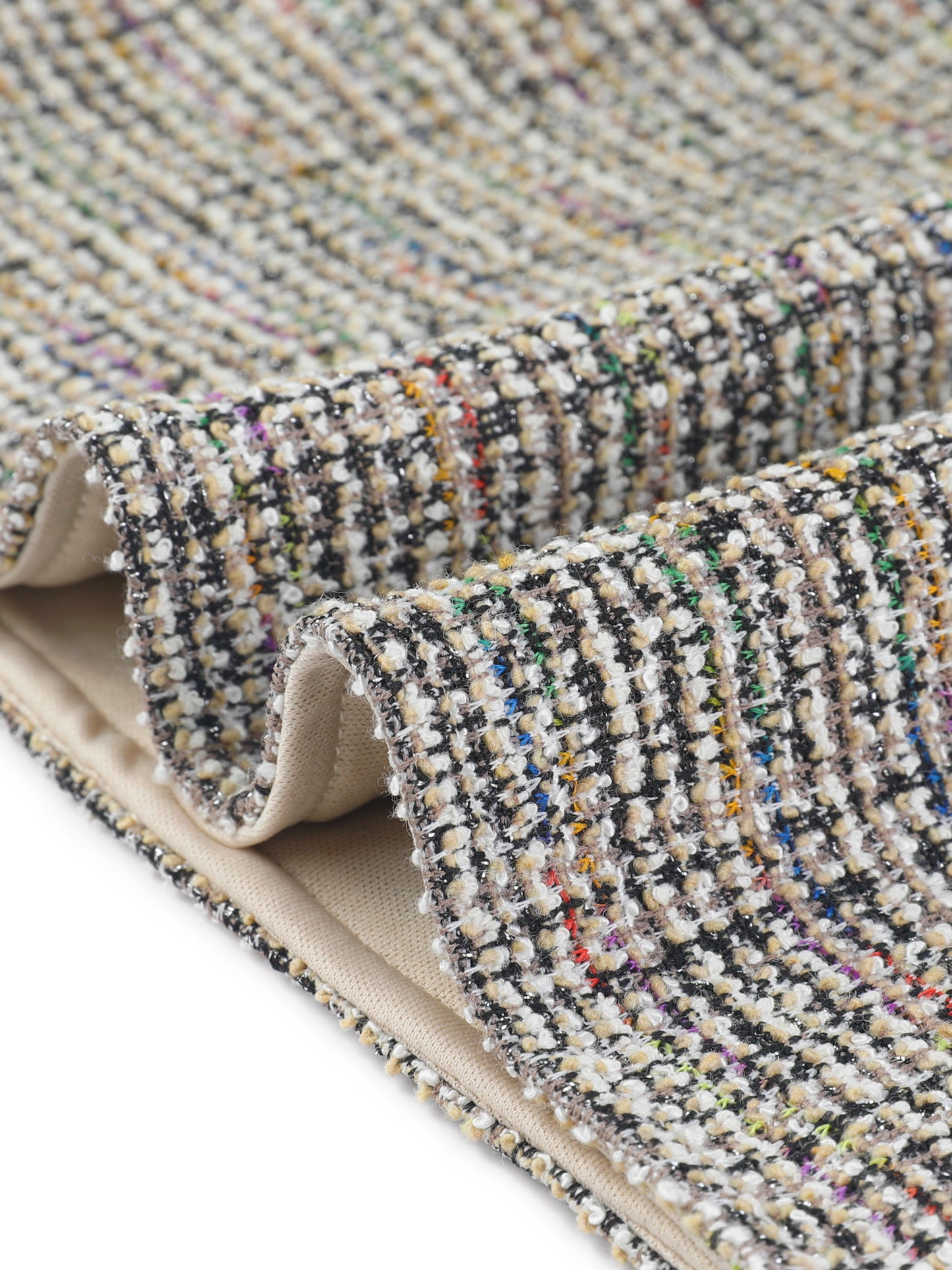 Falda mini de tweed a cuadros para mujer, cintura alta, elegante, estilo lápiz