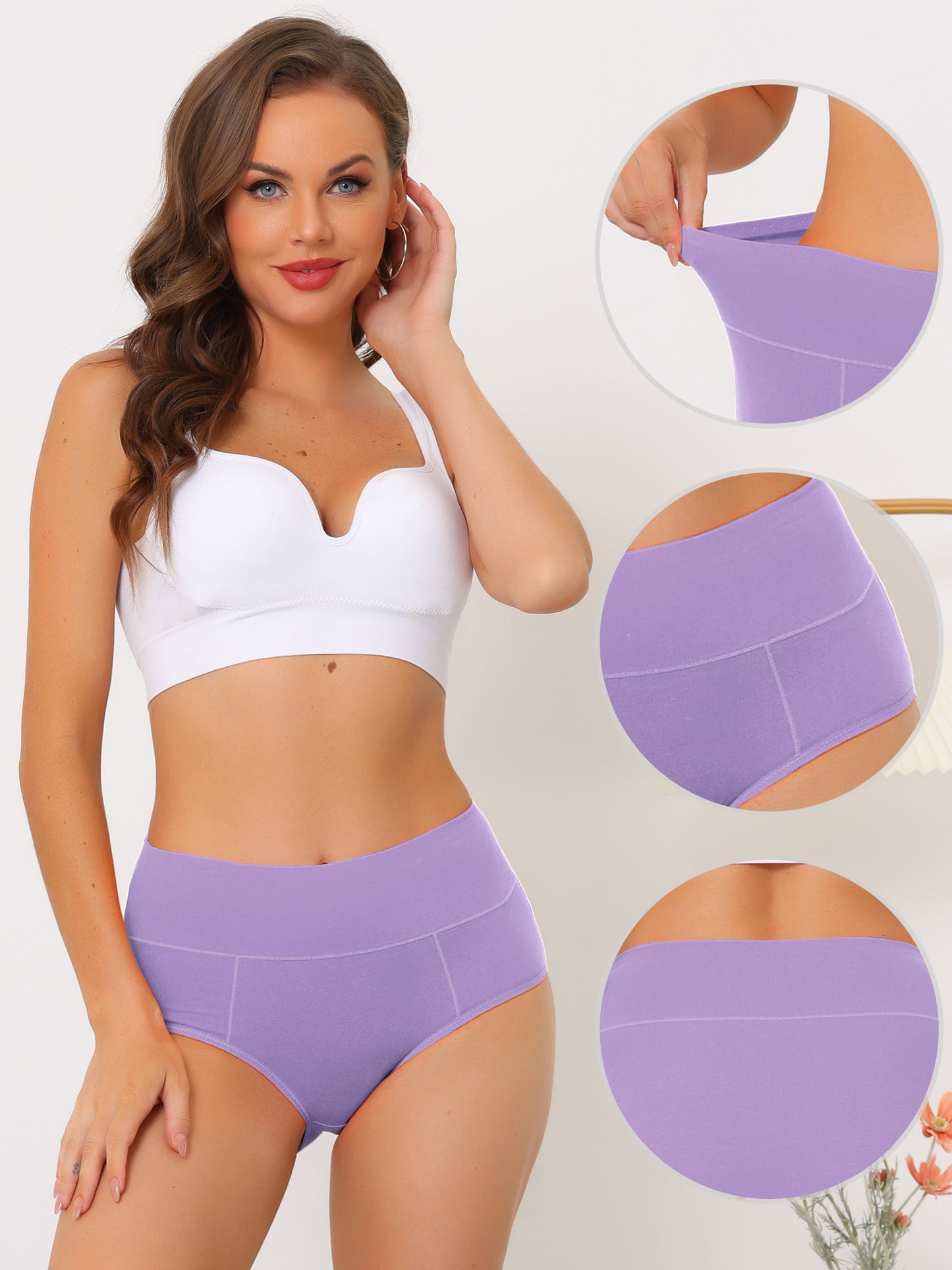 Culotte taille haute pour femme (disponible en grande taille)