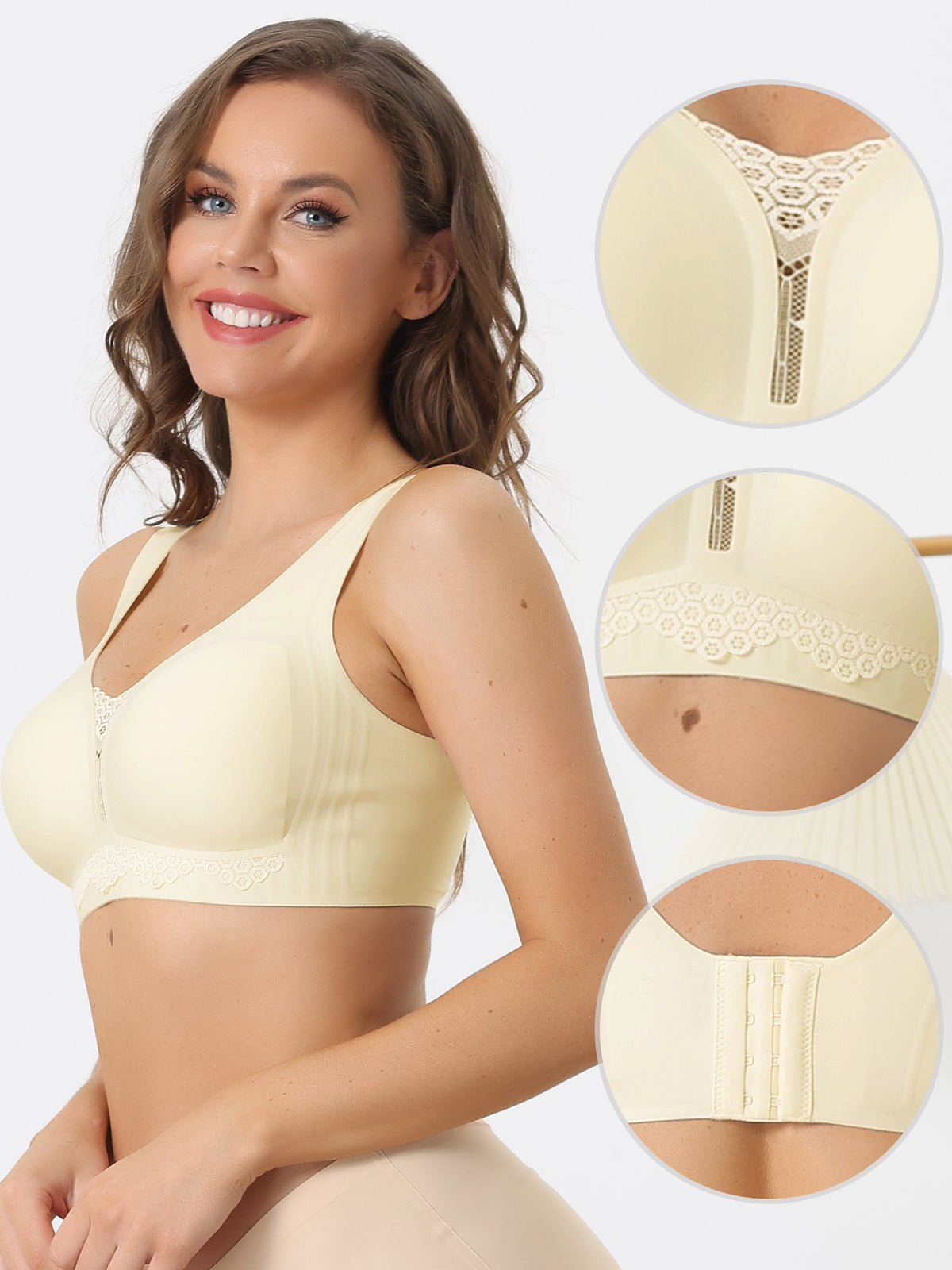 [PACK SALES] Women's 2 Pieces Wirefree Sports Bra Workout Exercise Bralettes