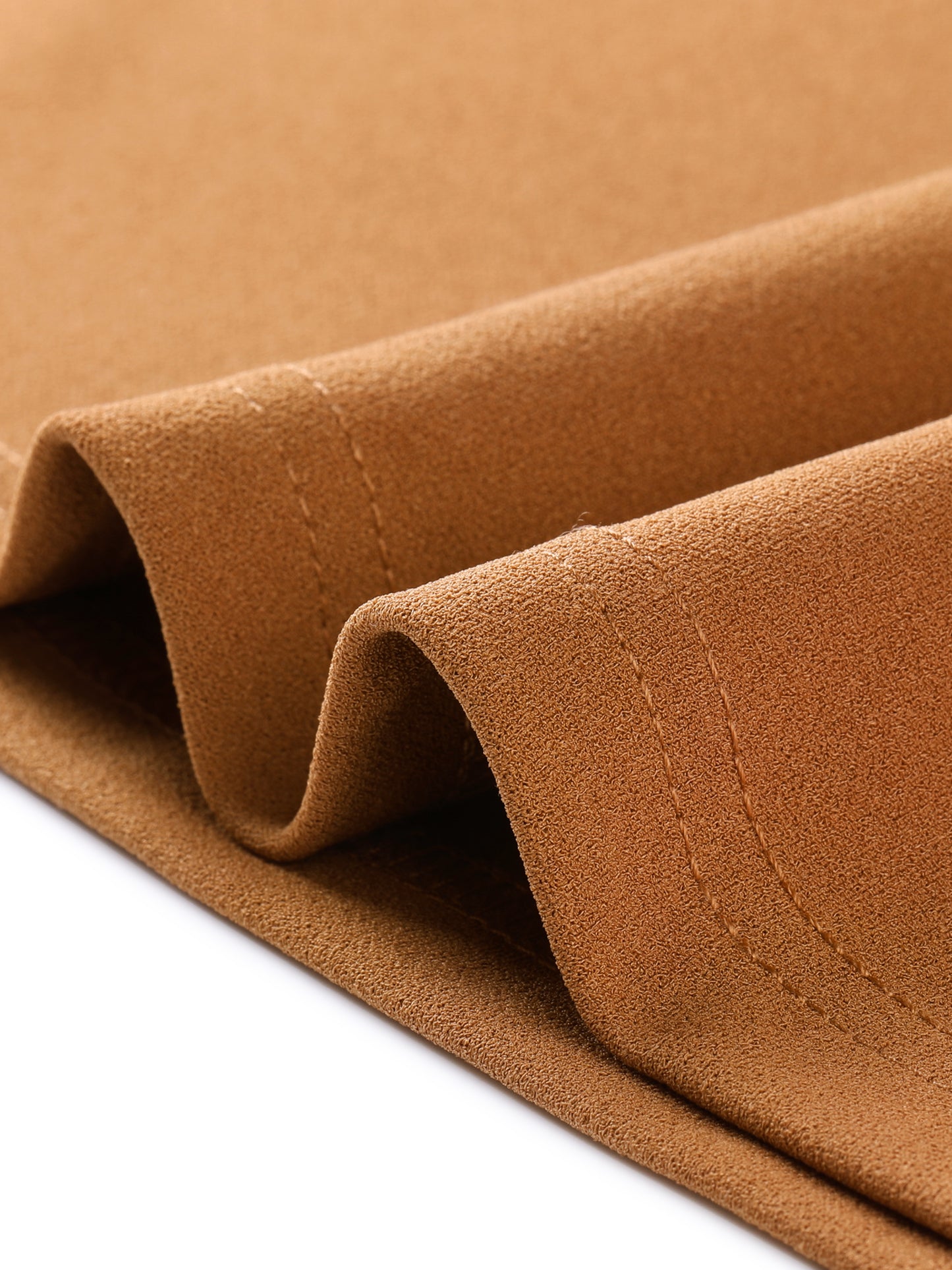 Women's Office Work Skirts Belted Waist Midi A-Line Pleated Skirt