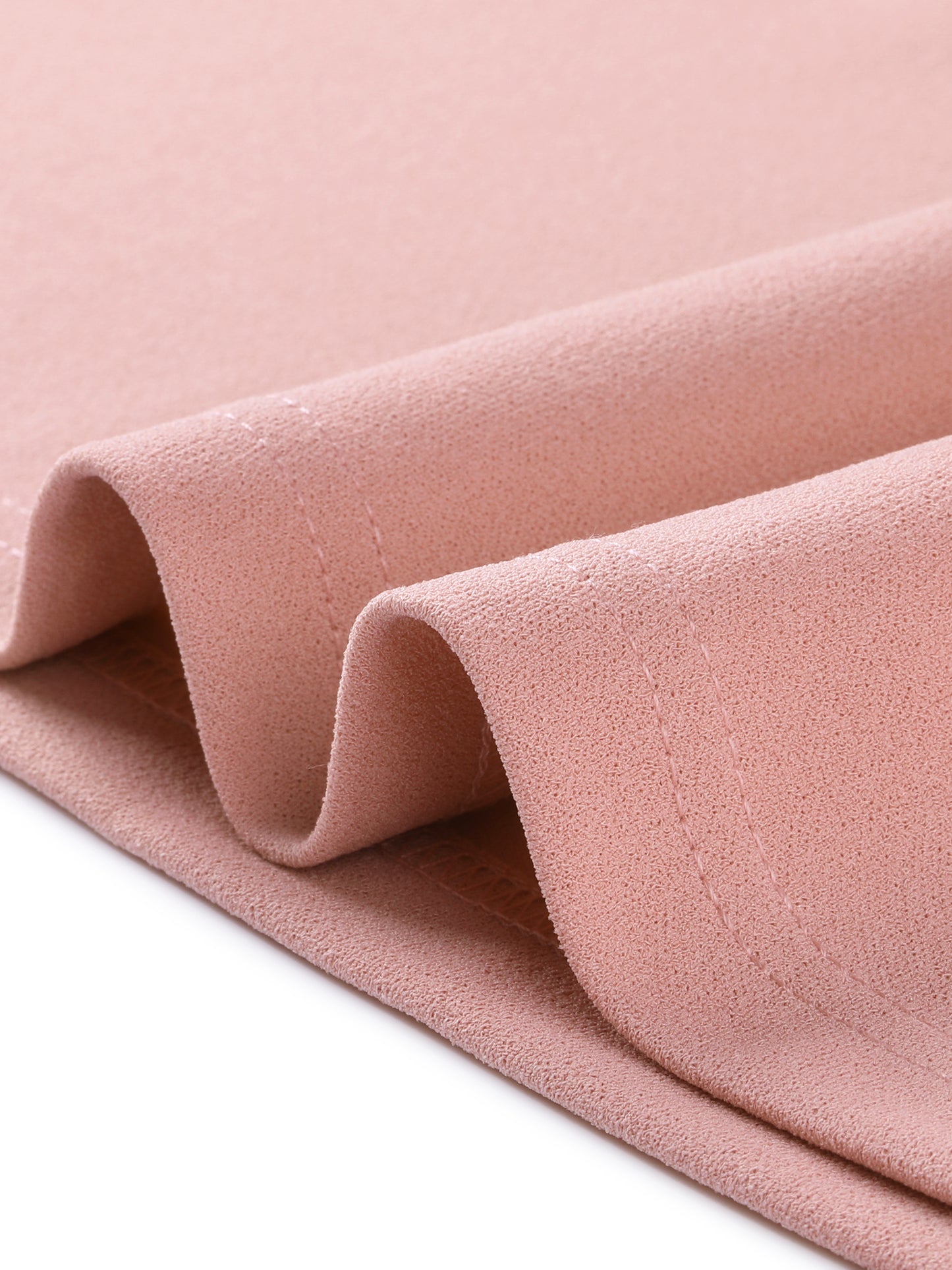 Women's Office Work Skirts Belted Waist Midi A-Line Pleated Skirt