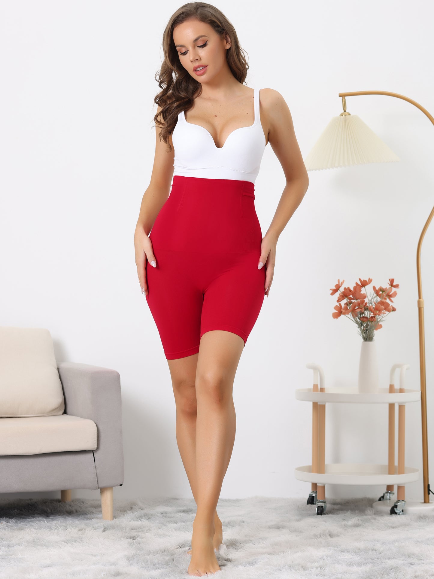 [PACK SALES] Women's 2 Pieces Knickers High Waisted Shapewear Shorts Slimming Pants