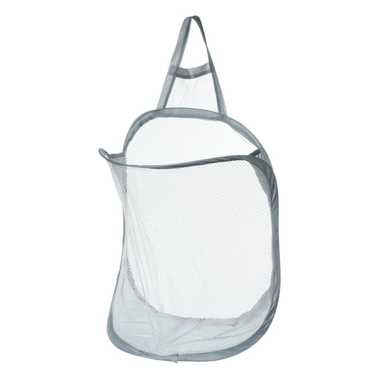 Wall-mounted Folding Laundry Basket for Bathroom 11.81"x7.09"x15.75" 20L Gray
