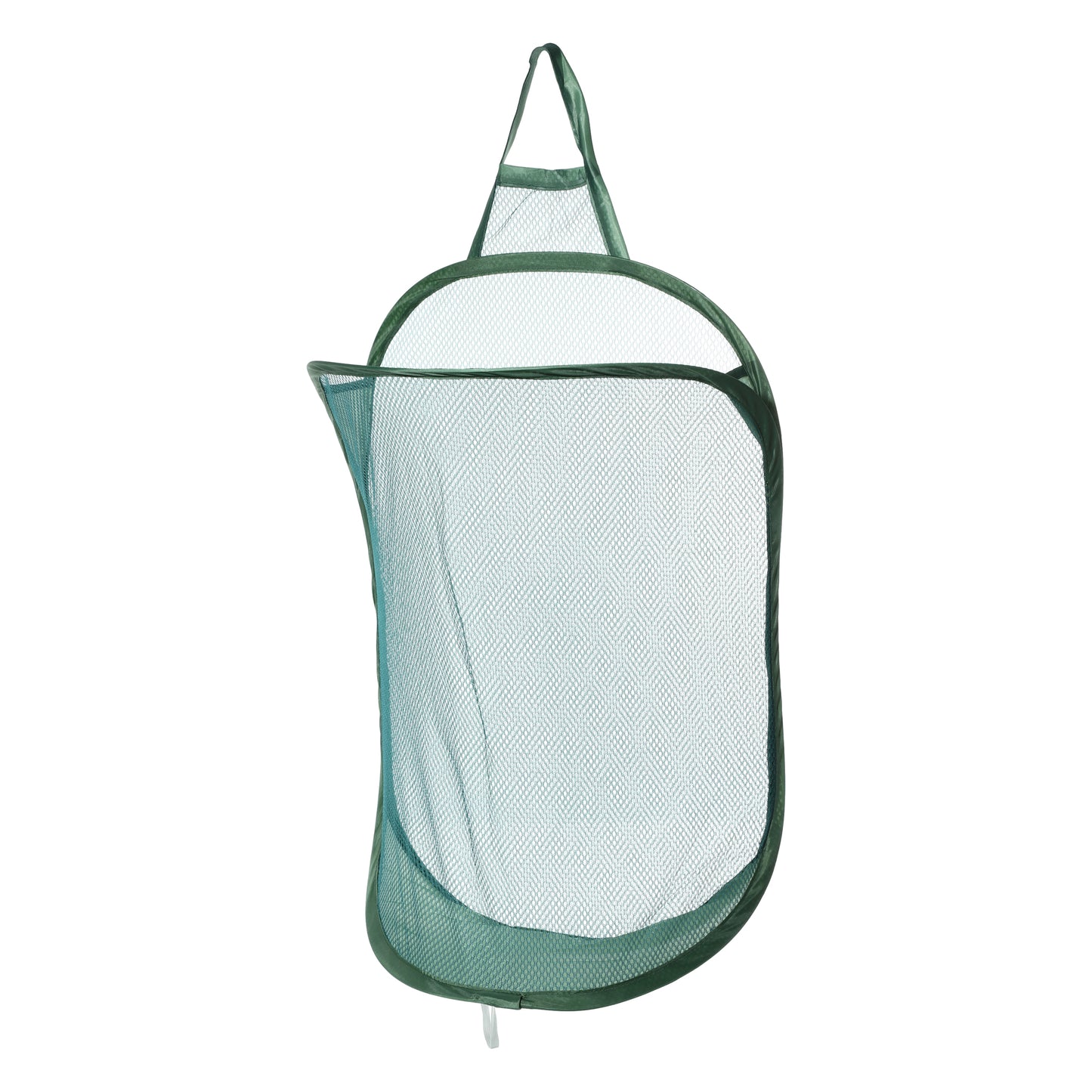 Wall-mounted Folding Laundry Basket for Bathroom 15.75"x7.87"x23.62" 48L Green
