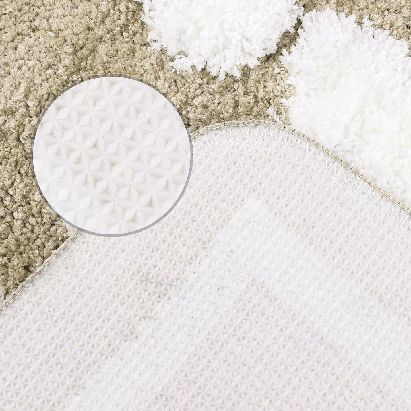 Plush Non-slip Bathroom Letter Rug, Soft Absorbent Bath Mat for Bathroom, Floor, Tub, Shower Room