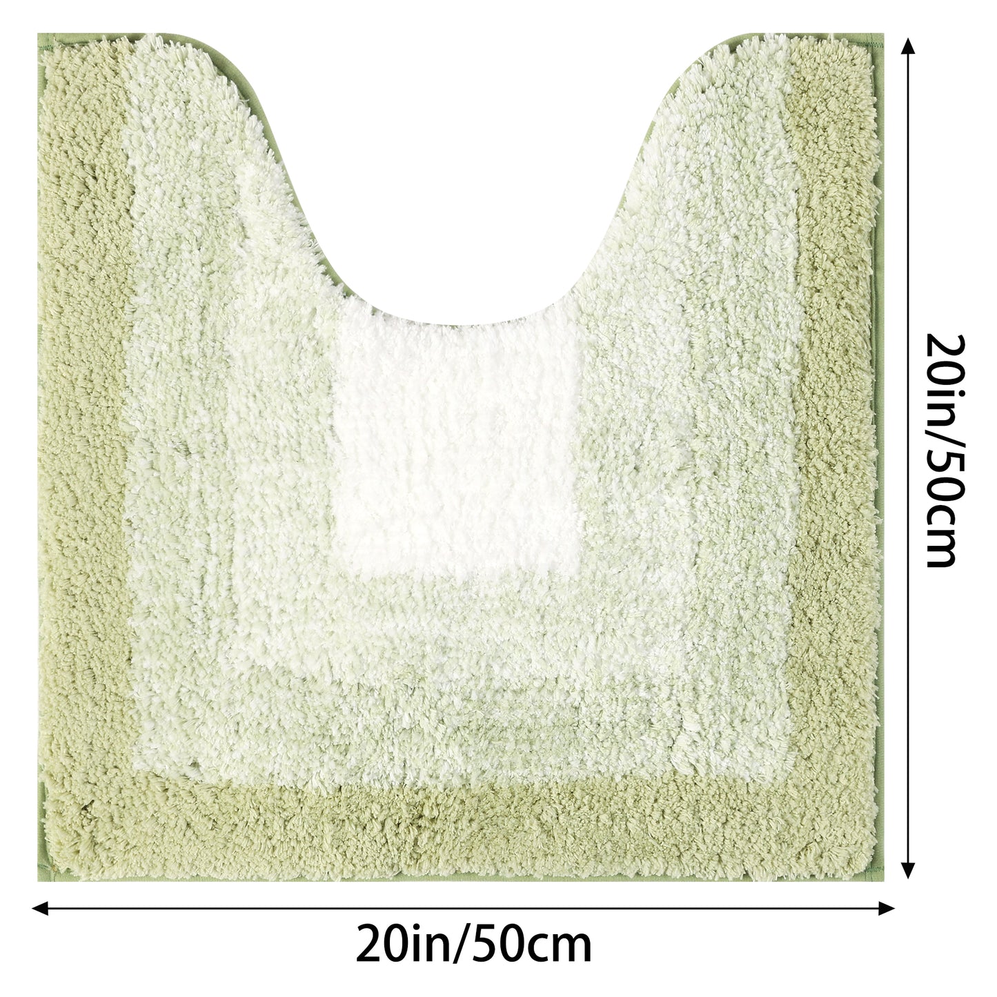 Soft and Absorbent Bathroom Rug Non-slip Plush Shaggy Bath Carpet Luxury Bath Mats