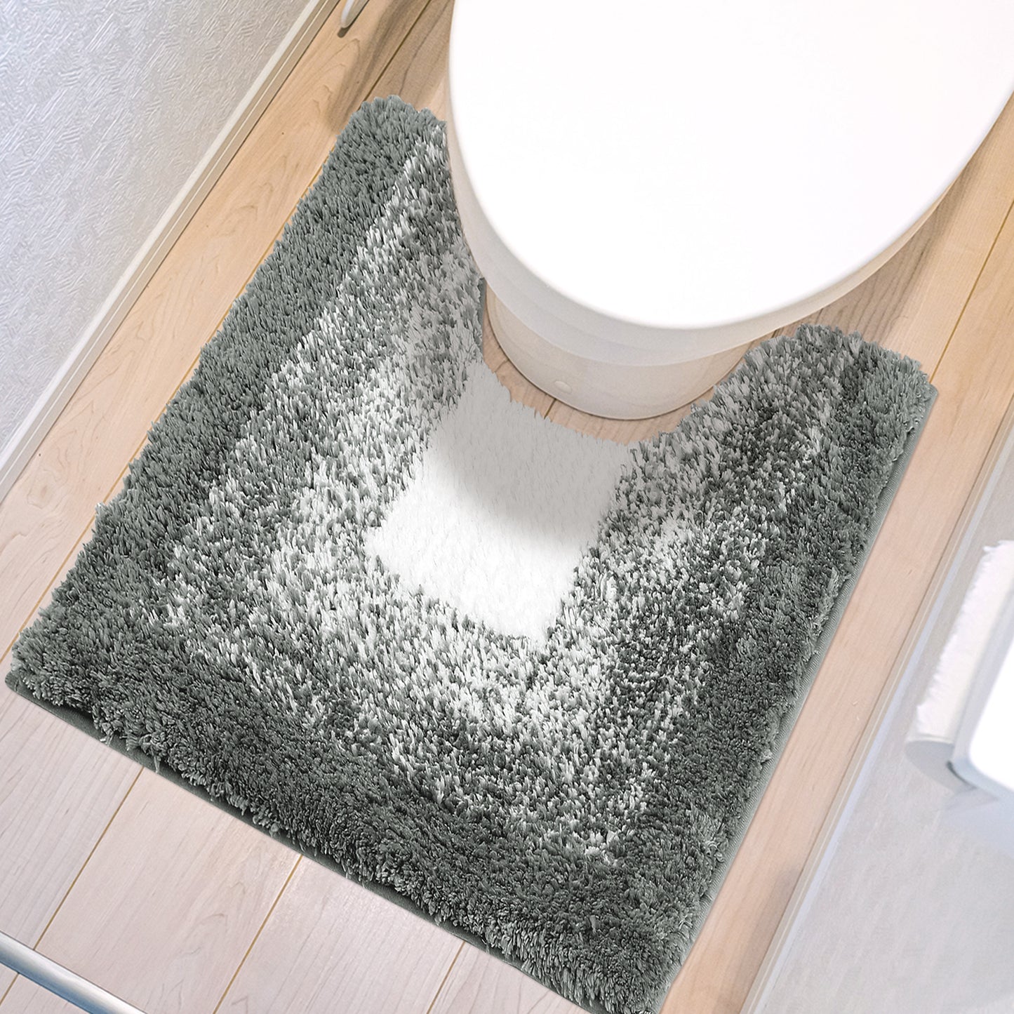 Soft and Absorbent Bathroom Rug Non-slip Plush Shaggy Bath Carpet Luxury Bath Mats