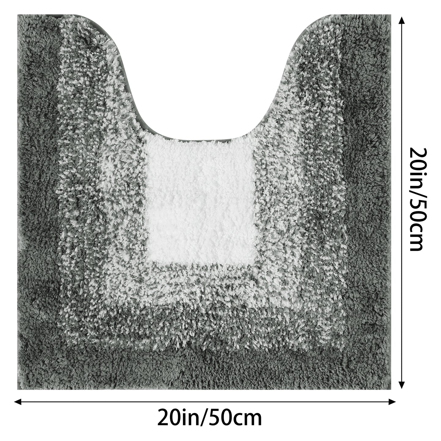 Soft and Absorbent Bathroom Rug Non-slip Plush Shaggy Bath Carpet Luxury Bath Mats