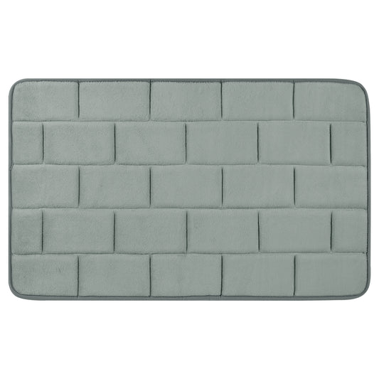 Memory Foam Bath Mat, Soft Absorbent Bathroom Rug Non-Slip Thick Dry Fast for Bath Mats
