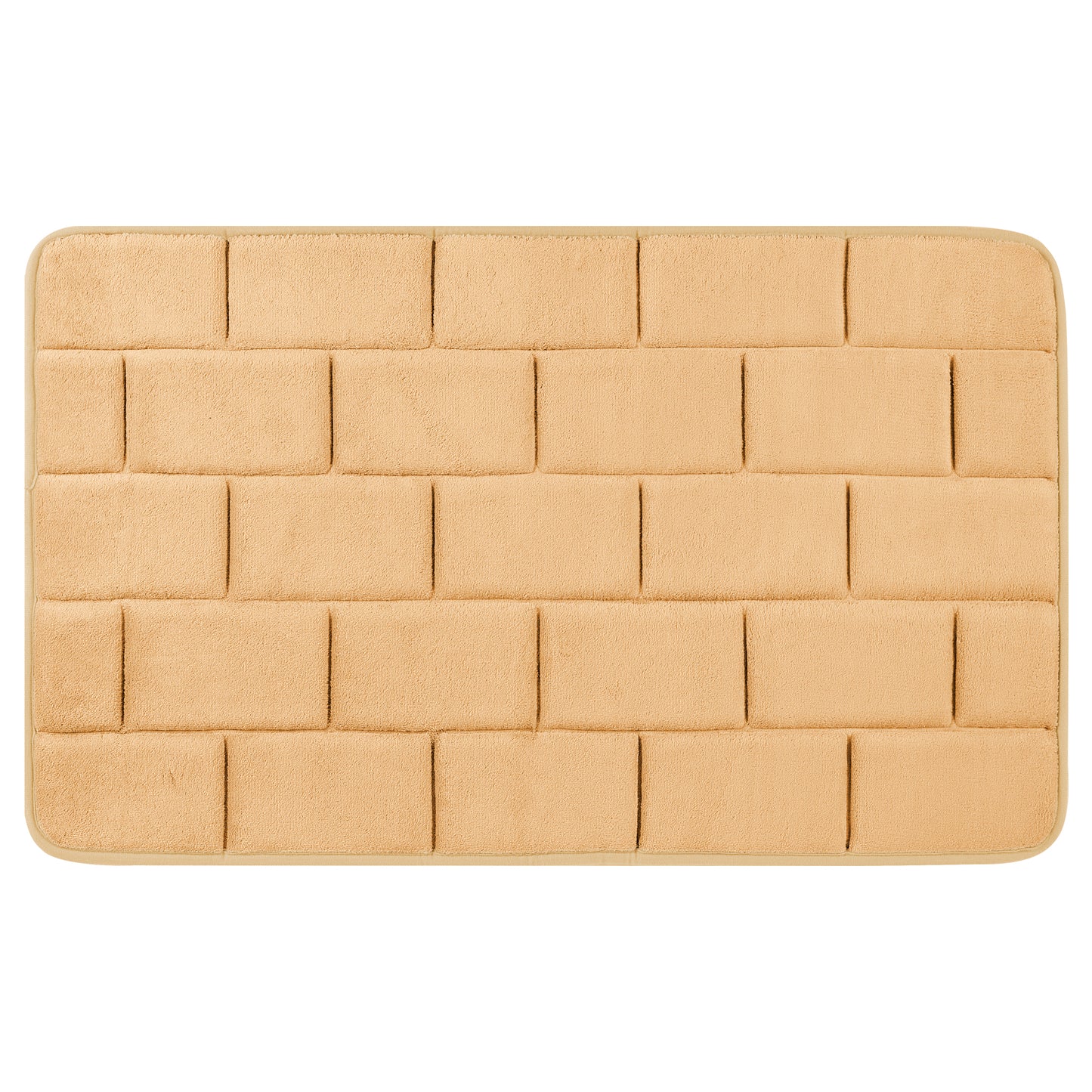 Memory Foam Bath Mat, Soft Absorbent Bathroom Rug Non-Slip Thick Dry Fast for Bath Mats