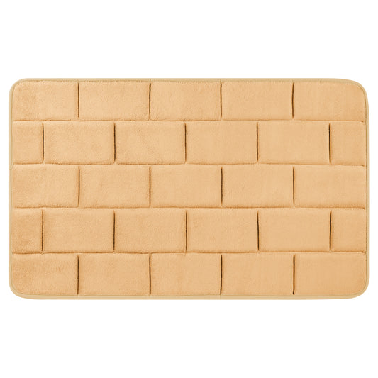 Memory Foam Bath Mat, Soft Absorbent Bathroom Rug Non-Slip Thick Dry Fast for Bath Mats