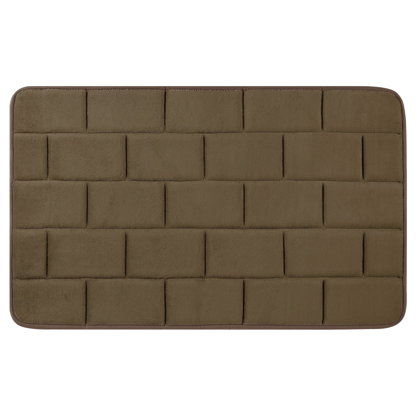 Memory Foam Bath Mat, Soft Absorbent Bathroom Rug Non-Slip Thick Dry Fast for Bath Mats
