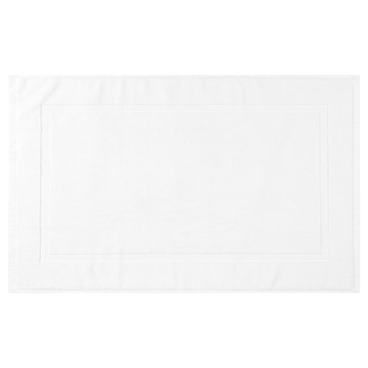 Towel Cotton Banded Bath Mat, Reversible Step Out Soft Plush Absorbent Bath Mats
