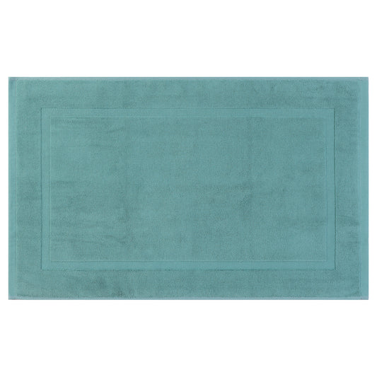 Towel Cotton Banded Bath Mat, Reversible Step Out Soft Plush Absorbent Bath Mats