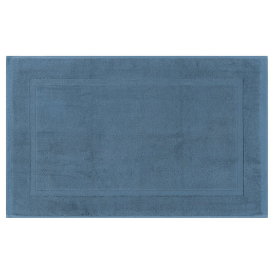 Towel Cotton Banded Bath Mat, Reversible Step Out Soft Plush Absorbent Bath Mats