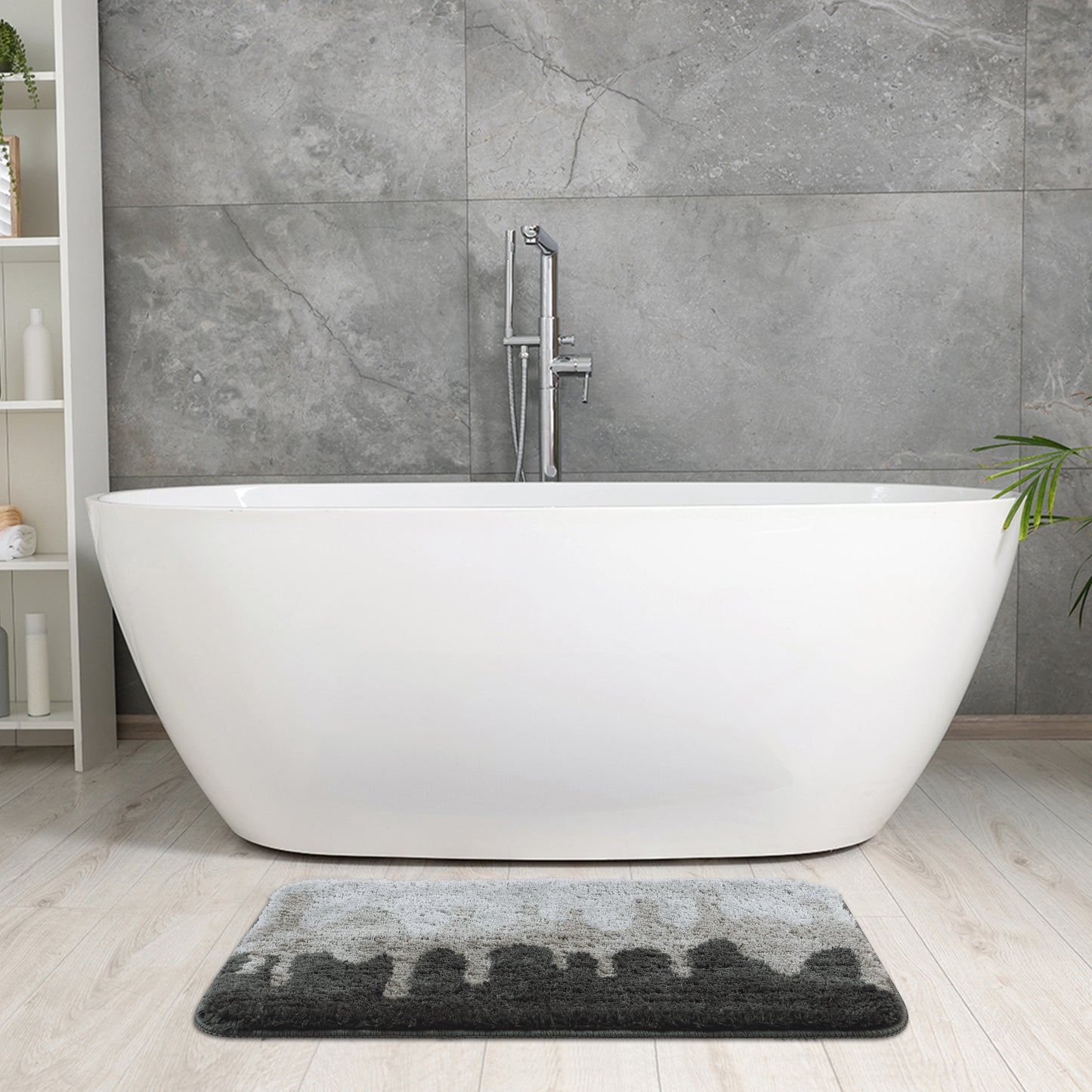 Bathroom Rug Mat, Extra Soft and Absorbent Bath Rugs, Non-Slip Plush Shaggy Bath Mats