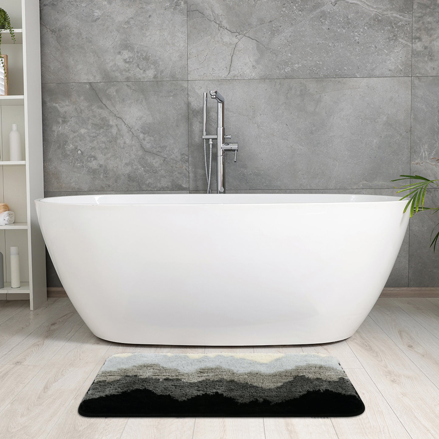 Bathroom Rug Mat, Extra Soft and Absorbent Bath Rugs, Non-Slip Plush Shaggy Bath Mats