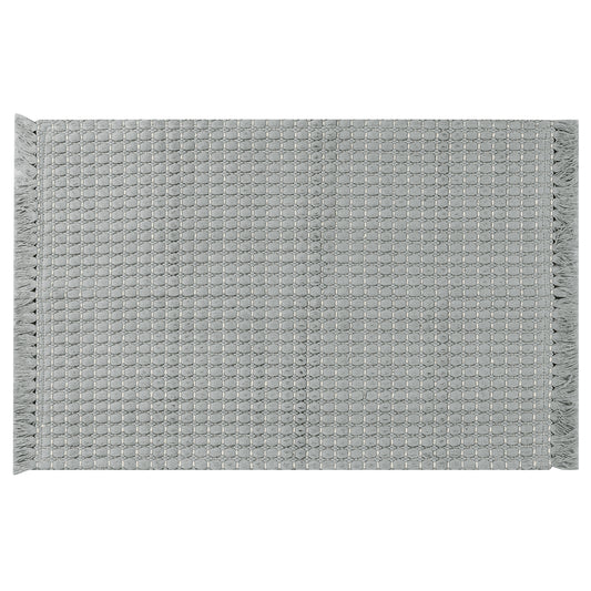 Boho Bathroom Rug, Woven Tecture Rug for Bedroom Throw Rug with Fringe