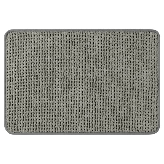 Chenille Bathroom Rugs, Non Slip Bath Mat Carpet for Bathroom Floor and Shower