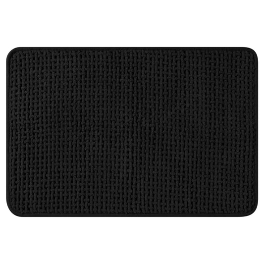 Chenille Bathroom Rugs, Non Slip Bath Mat Carpet for Bathroom Floor and Shower
