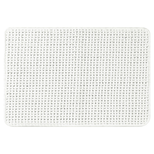 Chenille Bathroom Rugs, Non Slip Bath Mat Carpet for Bathroom Floor and Shower
