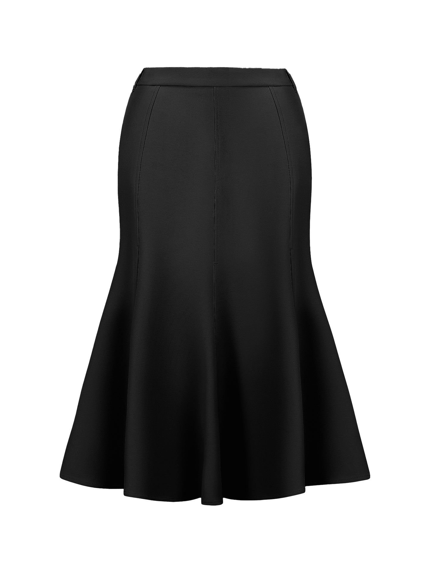 Women's Office Skirt Below Knee Lenght High Waist Fishtail Skirt