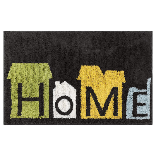 Cute Bath Mat, Stylish Funny Bathroom Rug with Words, Absorbent and Non-Slip