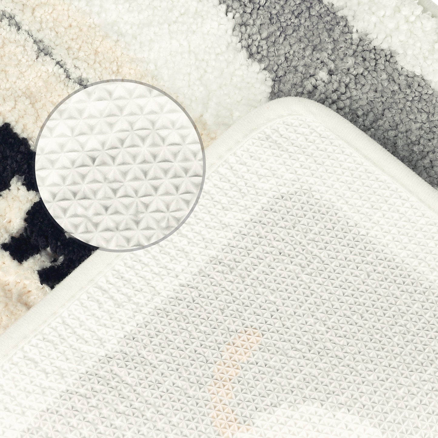 Cute Colorful Bath Mats, Stylish Funny Bathroom Rug with Lovely Words
