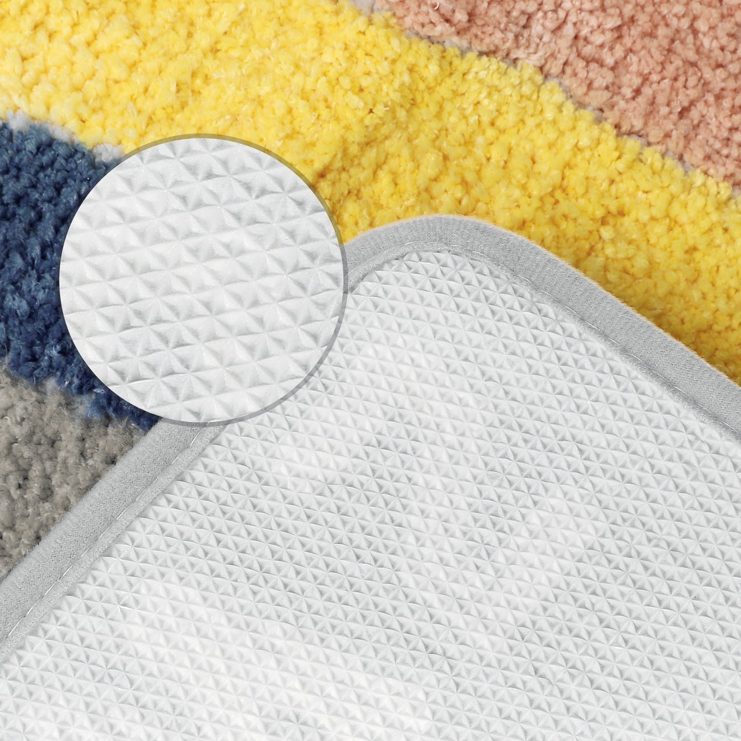Cute Colorful Bath Mats, Stylish Funny Bathroom Rug with Lovely Words