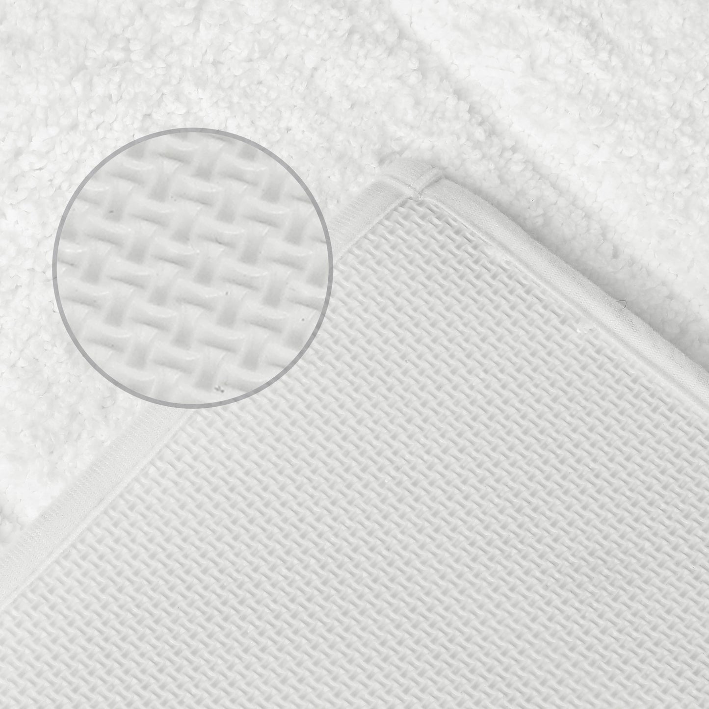 Geometry Bath Mats, Extra Soft Absorbent, Non-Slip Comfortable Solid Color Bath Mats