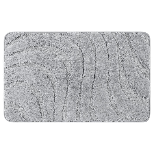 Non Slip Bath Mat, Geometry Bathroom Rug Absorbent Washable Mat Soft Microfiber Bath Mats