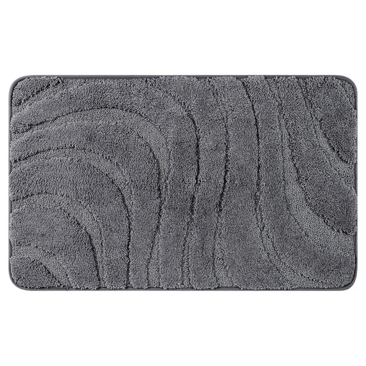 Non Slip Bath Mat, Geometry Bathroom Rug Absorbent Washable Mat Soft Microfiber Bath Mats