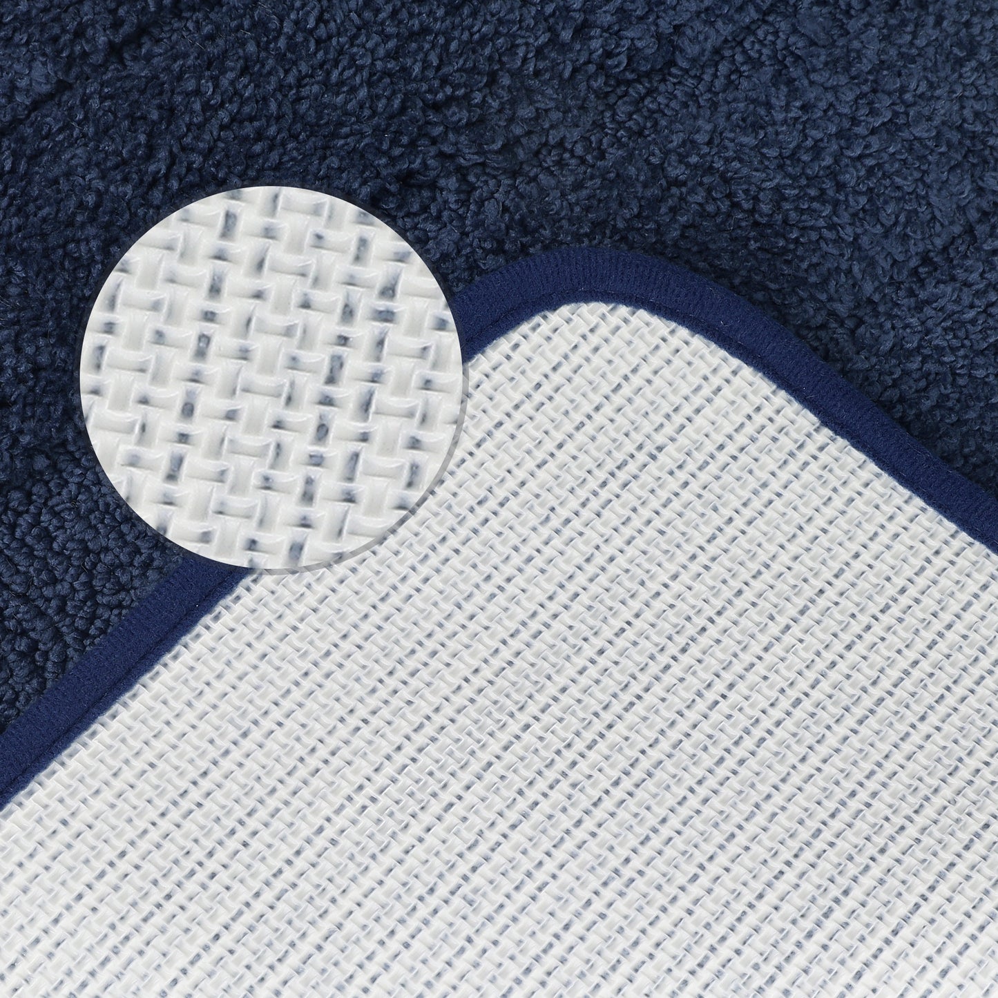 Non Slip Bath Mat, Geometry Bathroom Rug Absorbent Washable Mat Soft Microfiber Bath Mats