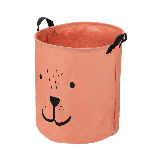 Foldable Cylindrical Laundry Basket for Laundry Room 15.75"x13.78" 40L Orange